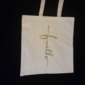 “FAITH or JESUS” Canvas Tote Bag